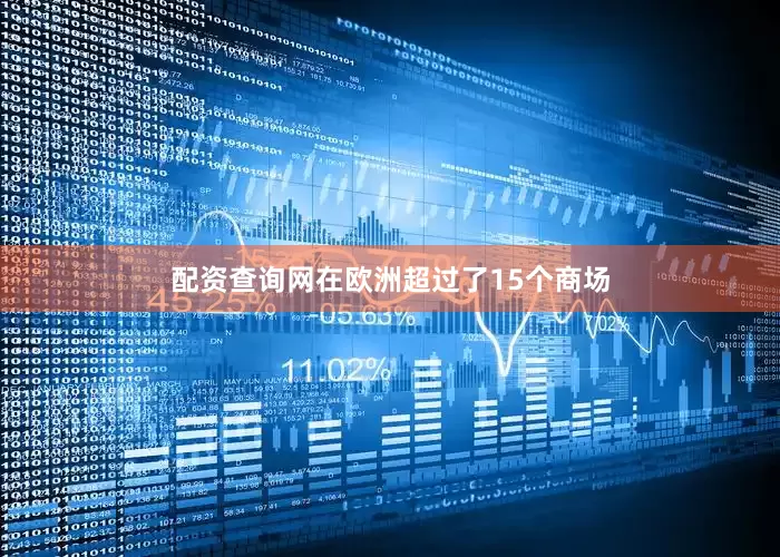 配资查询网在欧洲超过了15个商场