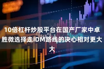 10倍杠杆炒股平台在国产厂家中卓胜微选择走IDM路线的决心相对更大